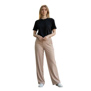 Women's Lululemon Stretch Woven WideLeg Trousers in Beige "Trench" AthleisureXL